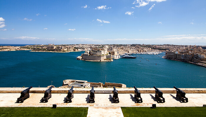 Bezienswaardigheden Valletta Saluting Battery